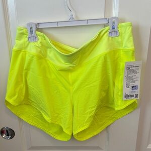 Lululemon Speed Up MR short - 12 - highlight yellow